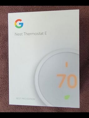 Google Nest Thermostat E Pro Edition Wi-Fi Programmable App Control White